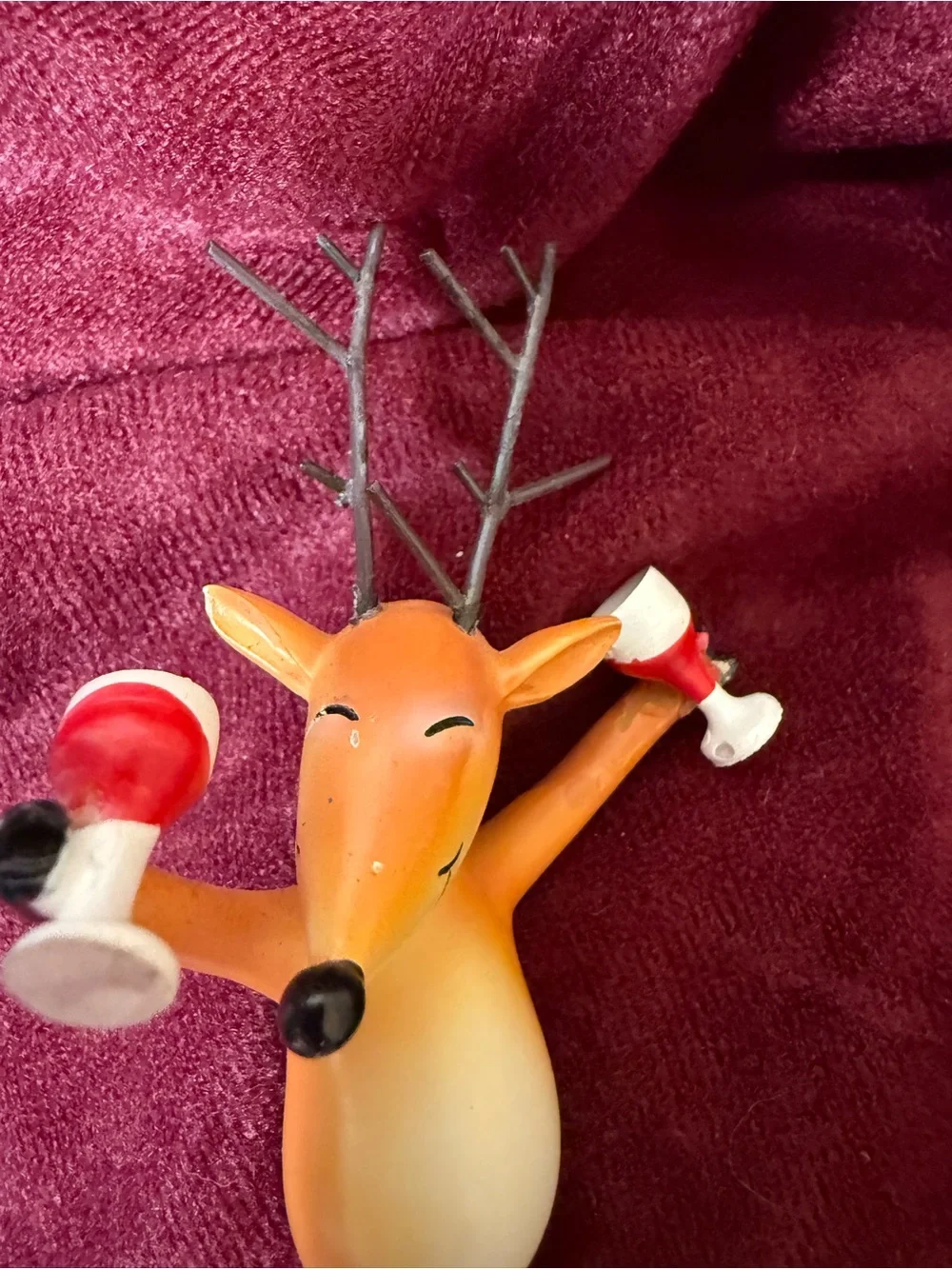 Blitzen Wine Bottle Stopper #Holiday #Party